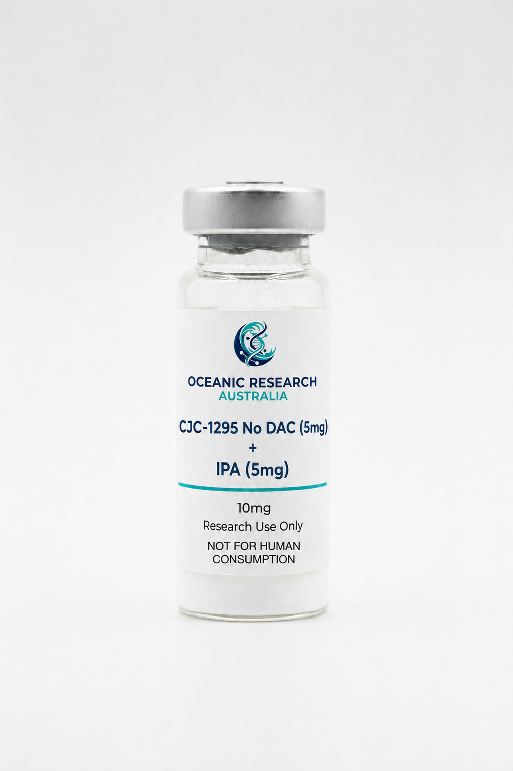 CJC-1295 No DAC (5mg) + Ipa (5mg) | 10mg Blend Research Vial